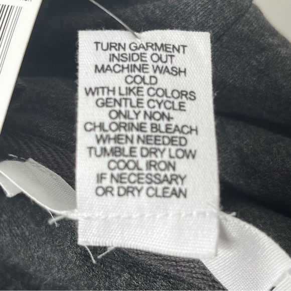 Workshop Republic Clothing Poncho Charcoal Heather High Loose Neck Soft … - Picture 8 of 10